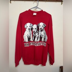 Vintage 90s Disney 101 Dalmatians crewneck sweatshirt